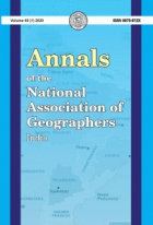 ANNALS OF THE NATIONAL ASSOCIATION OF GEOGRAPHERS INDIA